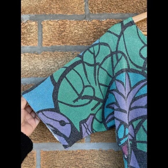 Custo Barcelona Sparkly Mosaic Knit Dress medium - Picture 3 of 8